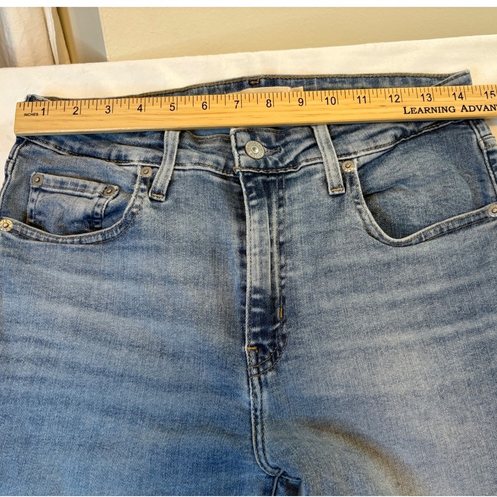 Levis Jeans Women 29 Blue 725 High Rise Bootcut Premium Denim Stretch Classic - Picture 4 of 9